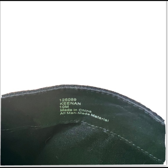 X-Appeal Faux Suede Black Zip up boots size 10 EUC - Picture 5 of 7